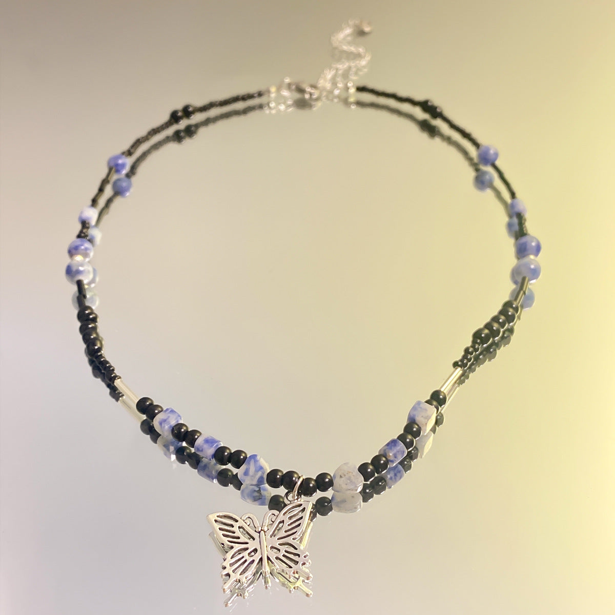 Nuevo collar de piedra natural de estilo nacional chino al por mayor